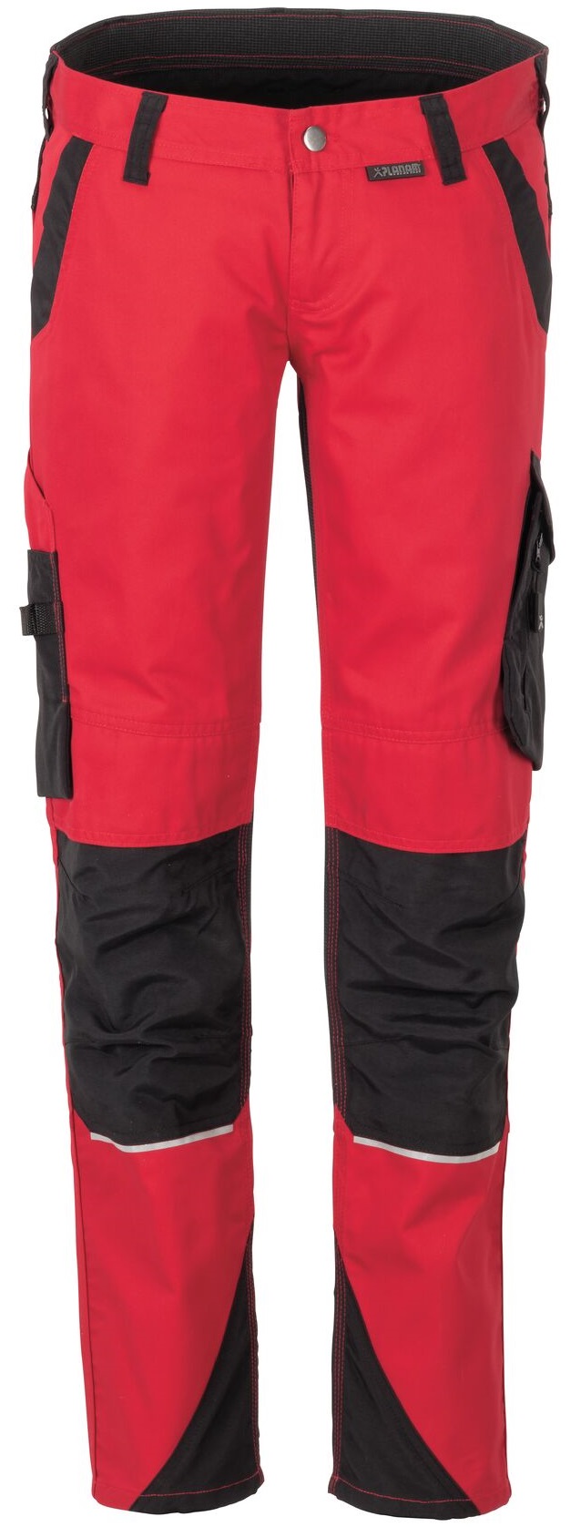 PLANAM-Damen-Bundhose, Norit, 245 g/m², rot/schwarz