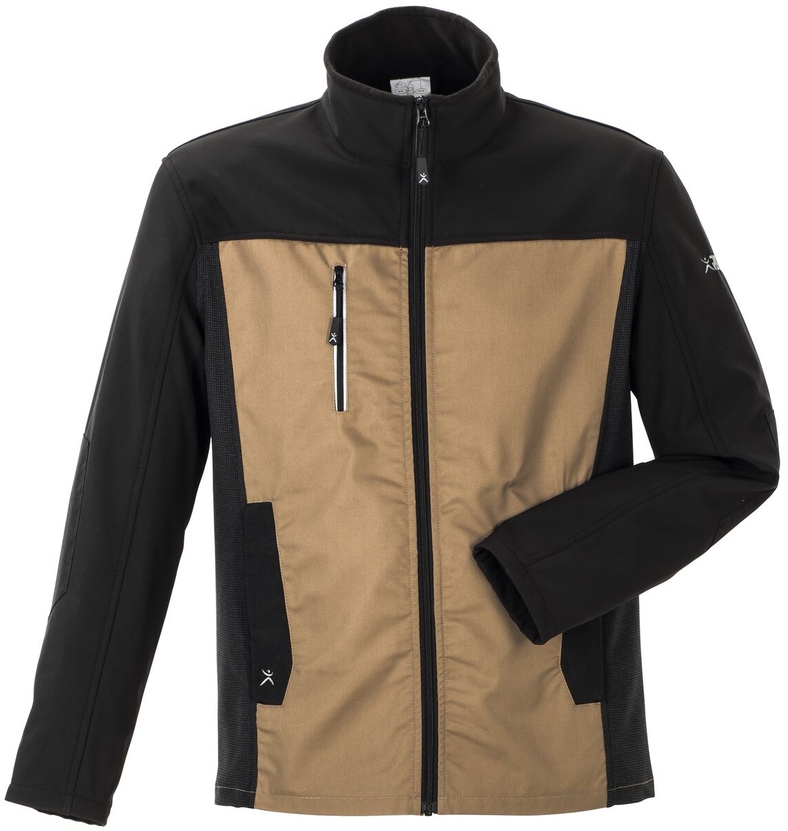 PLANAM-Kälteschutz, Hybridjacke, Norit, 245 g/m², sand/schwarz
