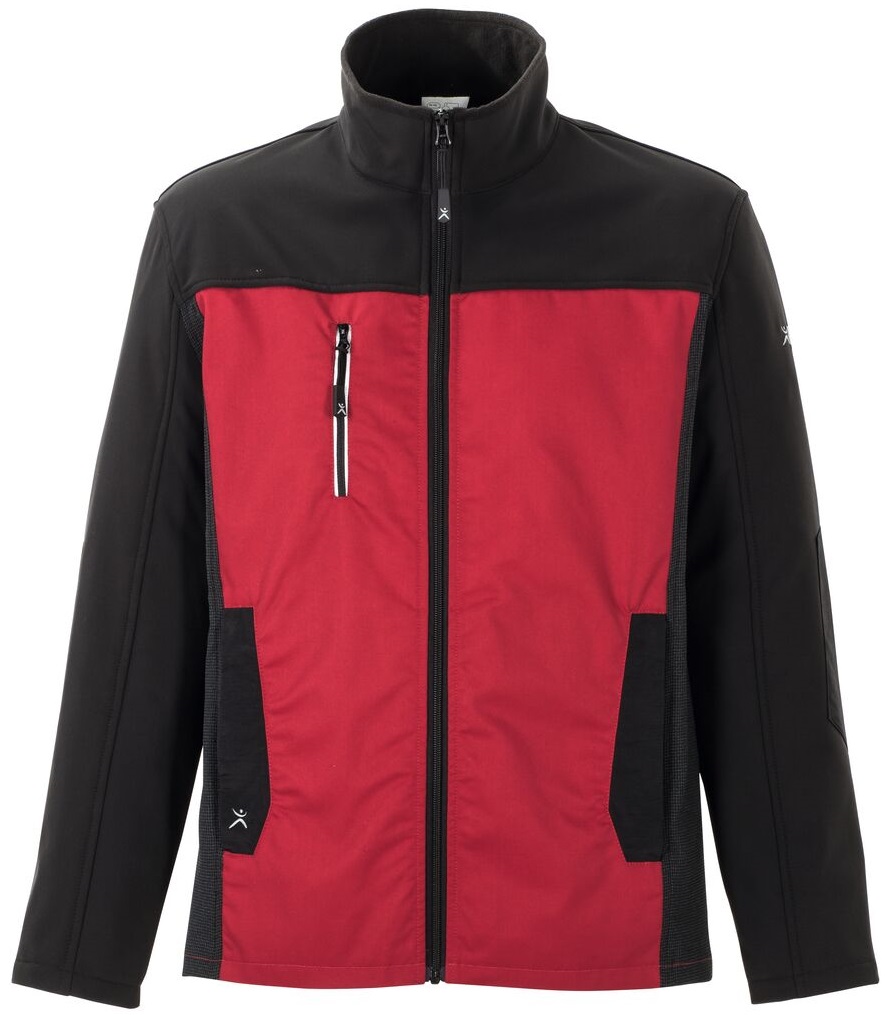 PLANAM-Kälteschutz, Hybridjacke, Norit, 245 g/m², rot/schwarz