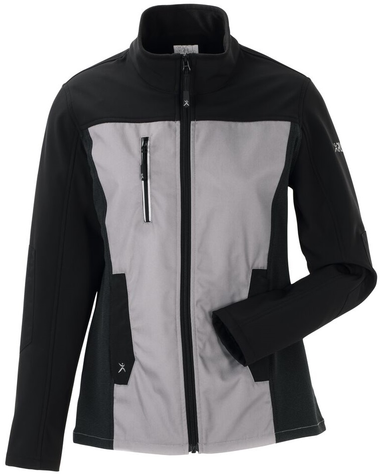 PLANAM-Kälteschutz, Damen-Hybridjacke, Norit, 245 g/m², zink/schwarz