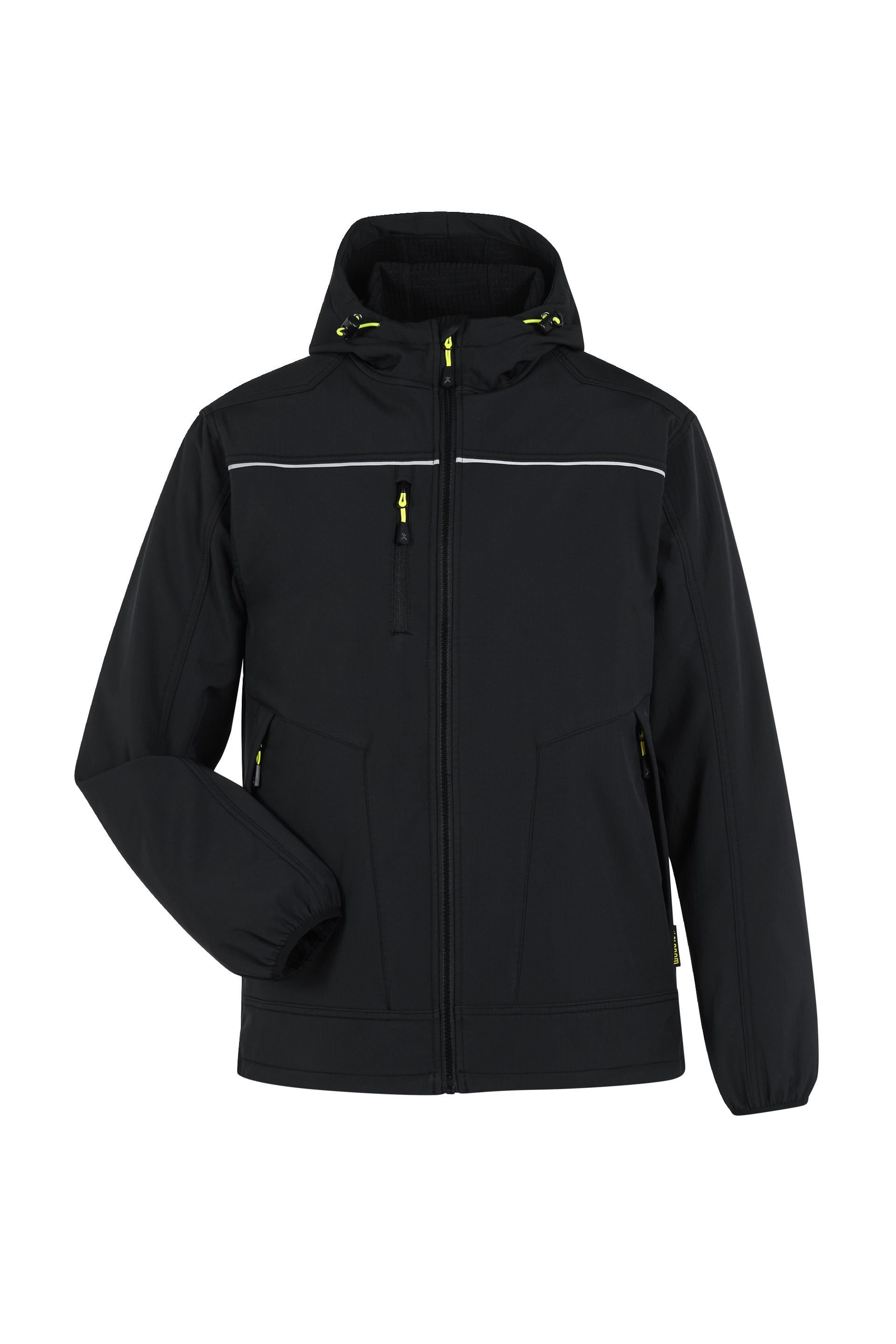 Planam-rECOline Softshelljacke schwarz/schwarz