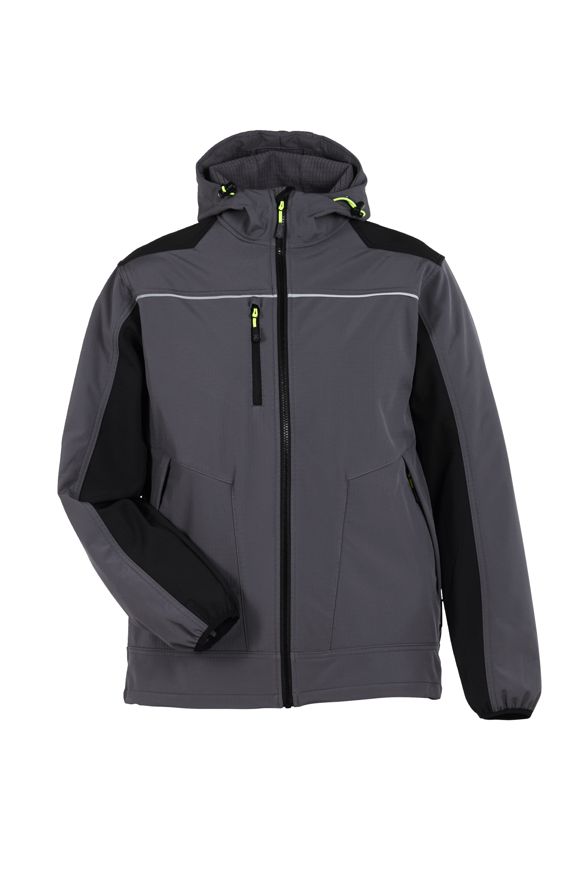 Planam-rECOline Softshelljacke schiefer/schwarz