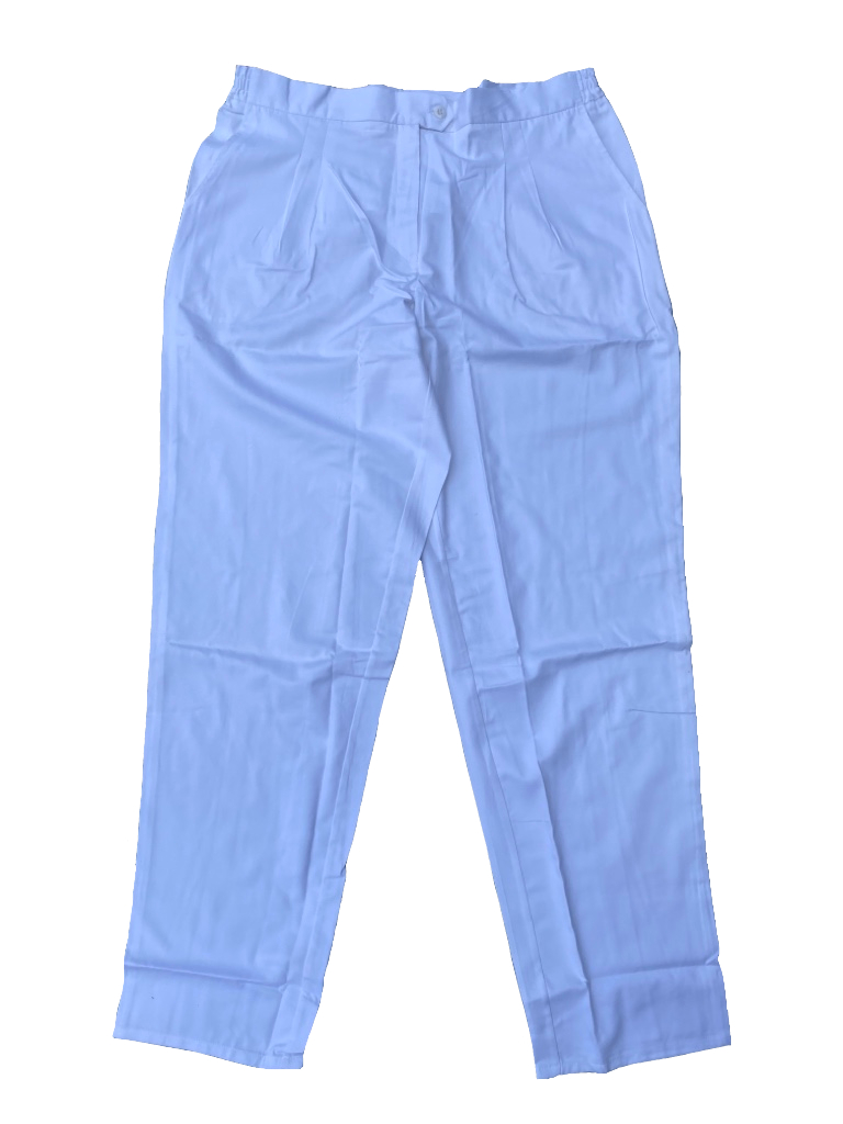 Gr.48 DE BERKEL PANTALON Arbeitshose Berufshose Medizin Pflege Praxis Klinik weiß