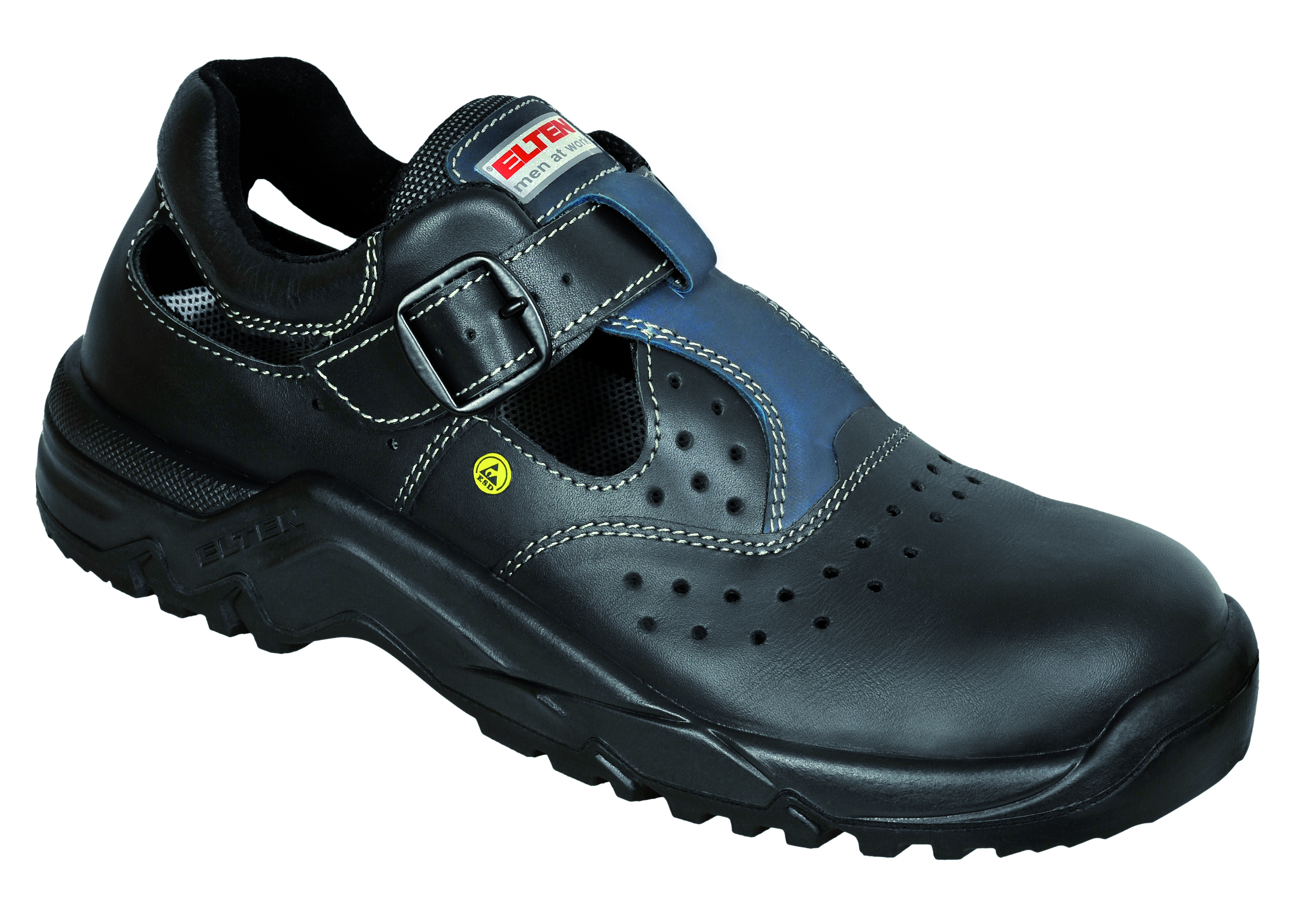 Gr.38 ELTEN S1 Herren Sicherheitssandale Arbeitssandale Berufsschuhe Sandalen PETER II schwarz