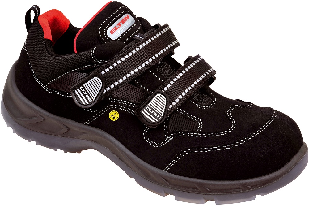 ELTEN S1 Sicherheitssandale Arbeitssandale Berufsschuhe Sandalen SCOTT ESD schwarz, Größe 35 u. 36