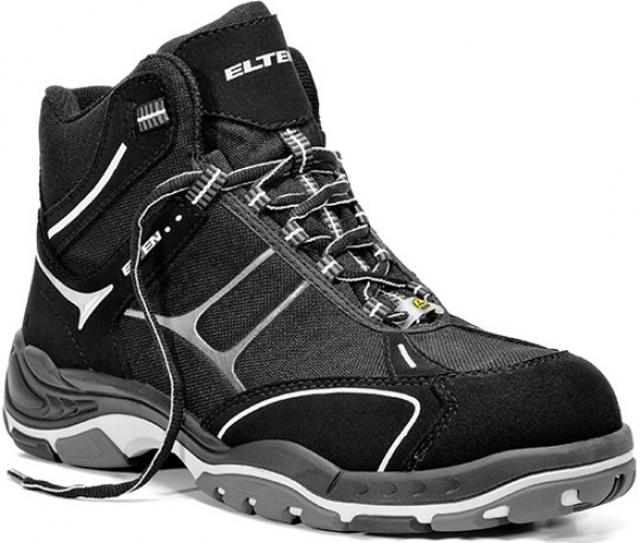 Gr.40 ELTEN S2 Sicherheitsschuhe Schnürstiefel Arbeitsschuhe Berufsschuhe Schutzschuhe MOTION MID ESD schwarz