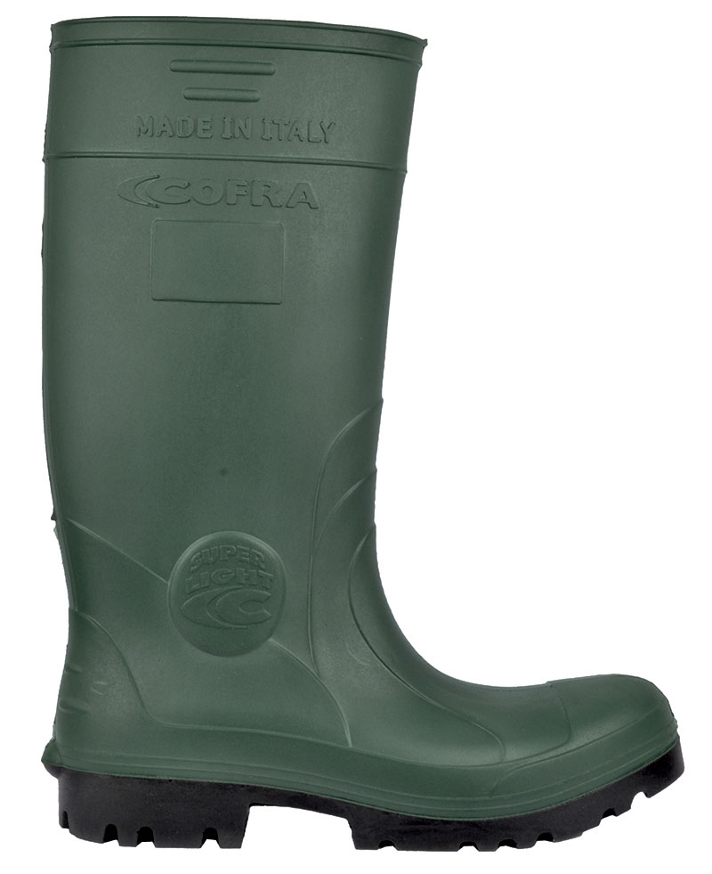 Gr.39 COFRA-Footwear, NEW-HUNTER S5, CI, SRC, Sicherheits-Gummi-Stiefel, grün