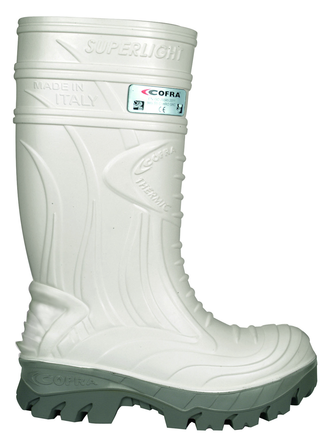 Gr.48 COFRA-Footwear, THERMIC WHITE S5 HRO CI SRC, Sicherheitsstiefel, weiß