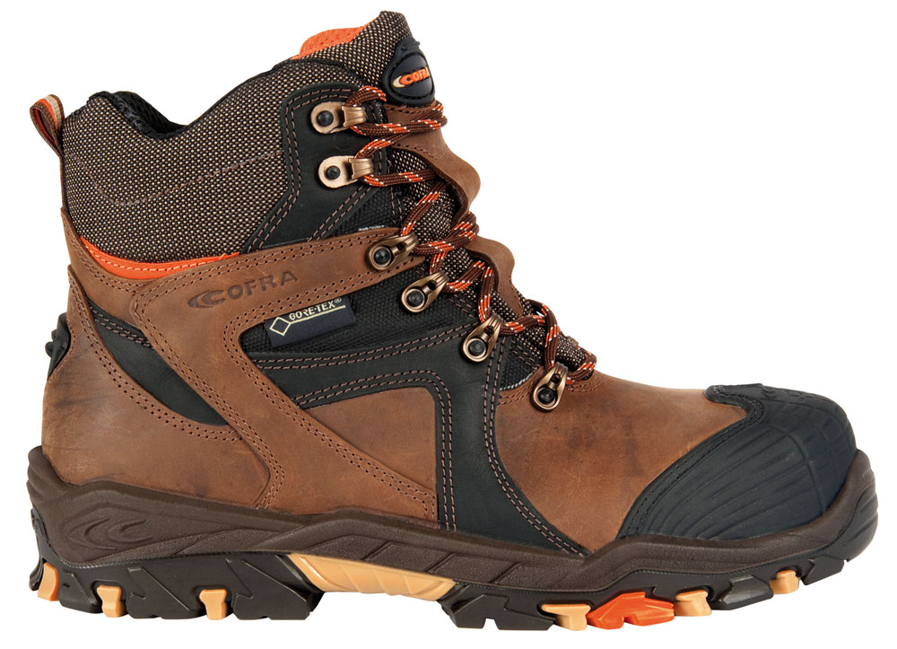 COFRA-Footwear, RAMSES S3 WR SRC, Arbeits-Berufs-Sicherheits-Schuhe, hoch, braun