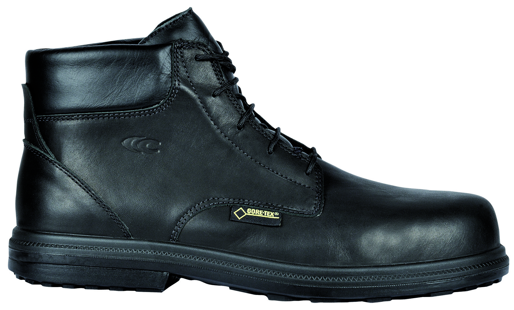 Gr.43 COFRA-Footwear, LISBURN S3 WR SRC, Sicherheits-Arbeits-Berufs-Schuhe, Hochschuhe, schwarz