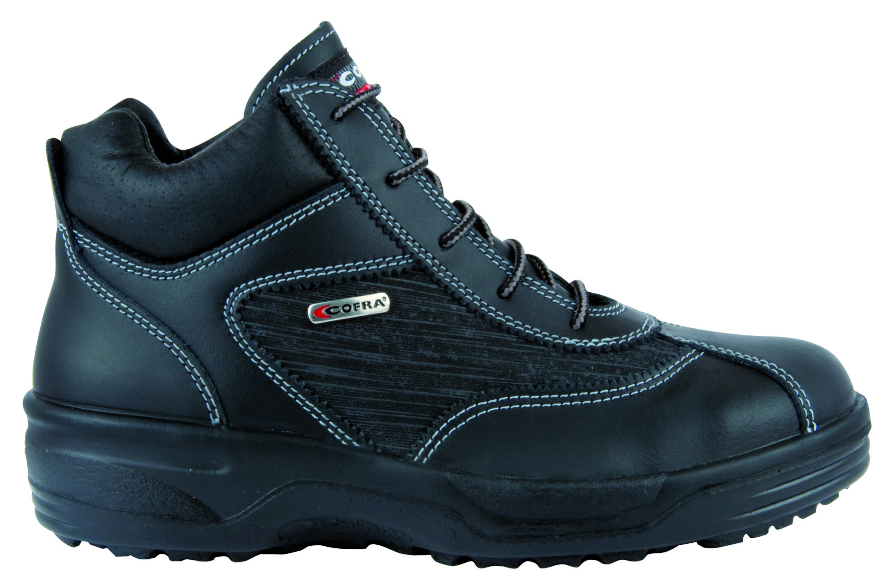 COFRA-Footwear, BRIGITTE BLACK S3 SRC, Damen-Arbeits-Berufs-Sicherheits-Schuhe, hoch, schwarz