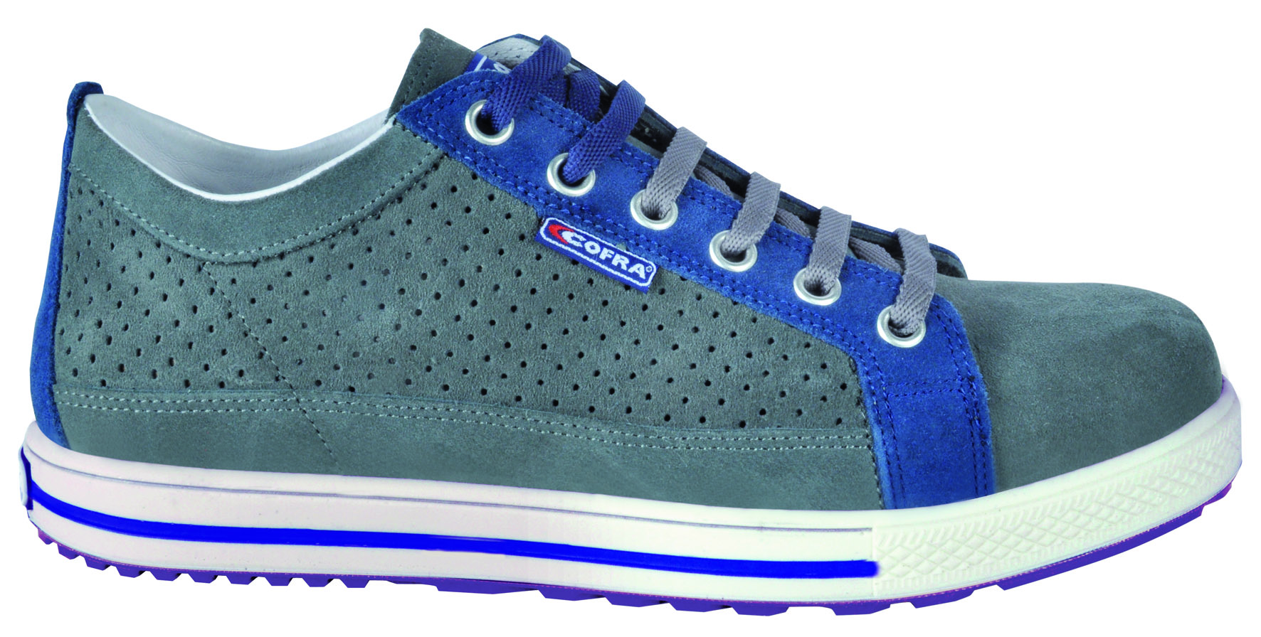 Gr.38 COFRA-SCORE, S1P, SRC, Sicherheitshalbschuhe, grau