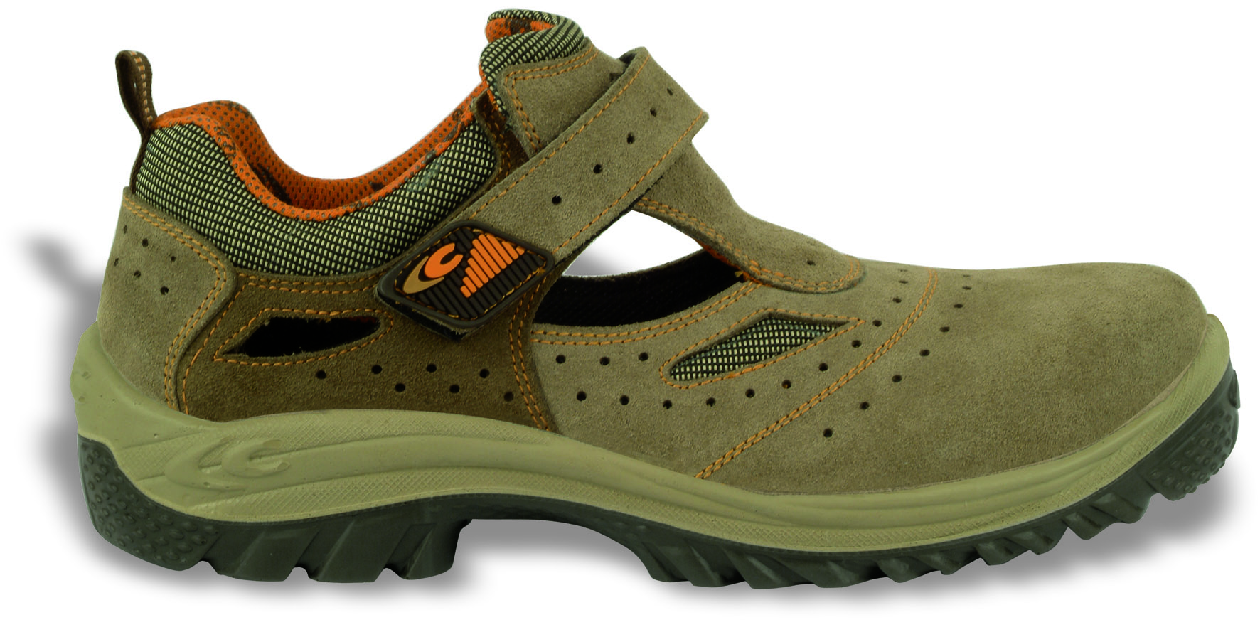 COFRA-Footwear, PANAMA S1 P SRC-Arbeits-Berufs-Sicherheits-Sandalen, beige