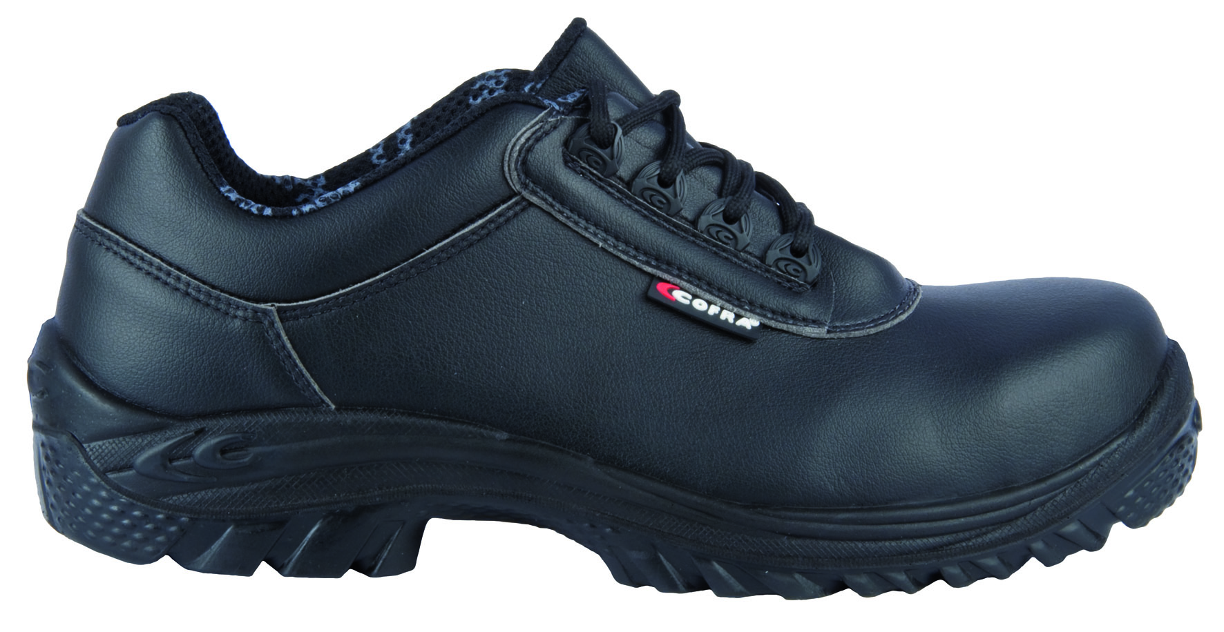 Gr.46 COFRA-Footwear, HELIUM, S3, SRC, Sicherheits-Arbeits-Berufs-Schuhe, Halbschuhe, schwarz