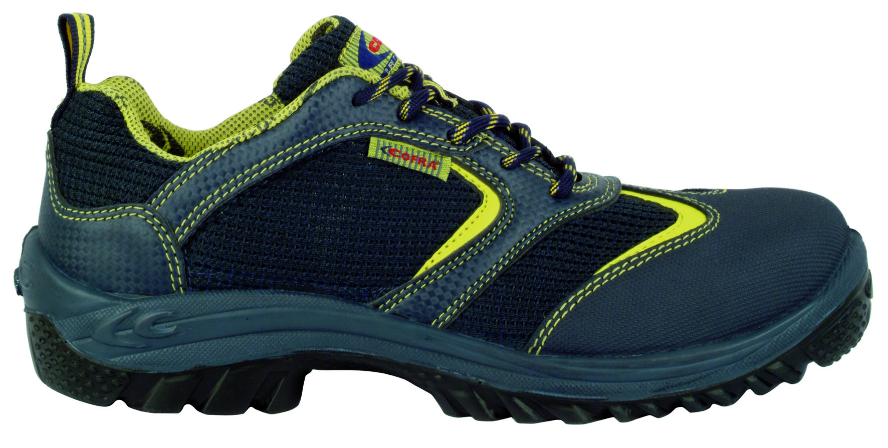 COFRA-Footwear, NIZZA S1 P SRC, Sicherheits-Arbeits-Berufs-Schuhe, Halbschuhe, blau