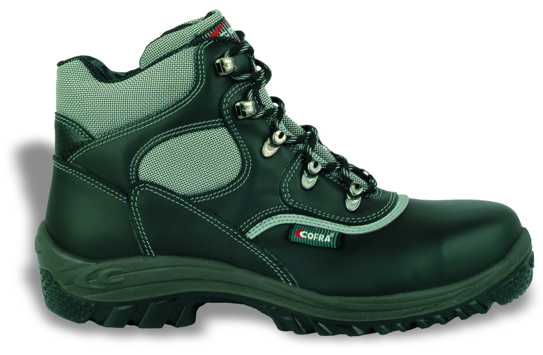 COFRA-Footwear, DRAMMEN S3 SRC, Arbeits-Berufs-Sicherheits-Schuhe, hoch, schwarz