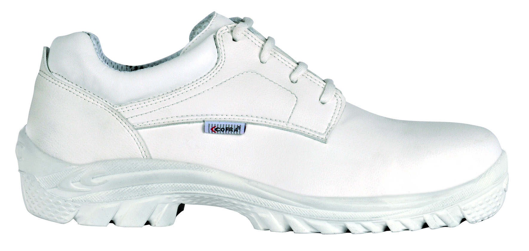 COFRA-Footwear, STIGE BIS S2 SRC, Sicherheits-Arbeits-Berufs-Schuhe, Halbschuhe, weiß