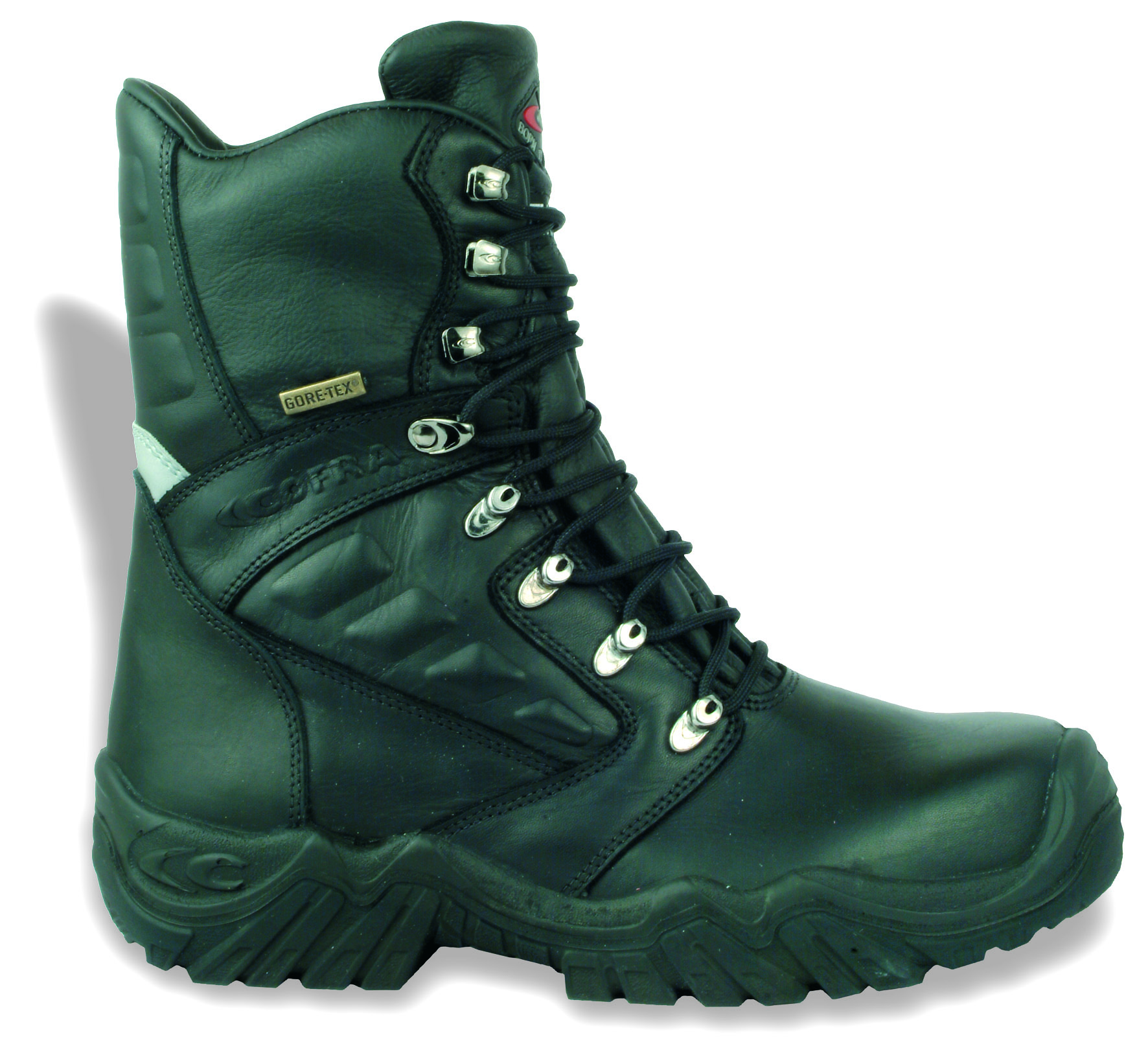 COFRA-Footwear, FREJUS S3 WR CI HRO SRC , Sicherheits-Arbeits-Berufs-Schuhe, Schnürstiefel, schwarz