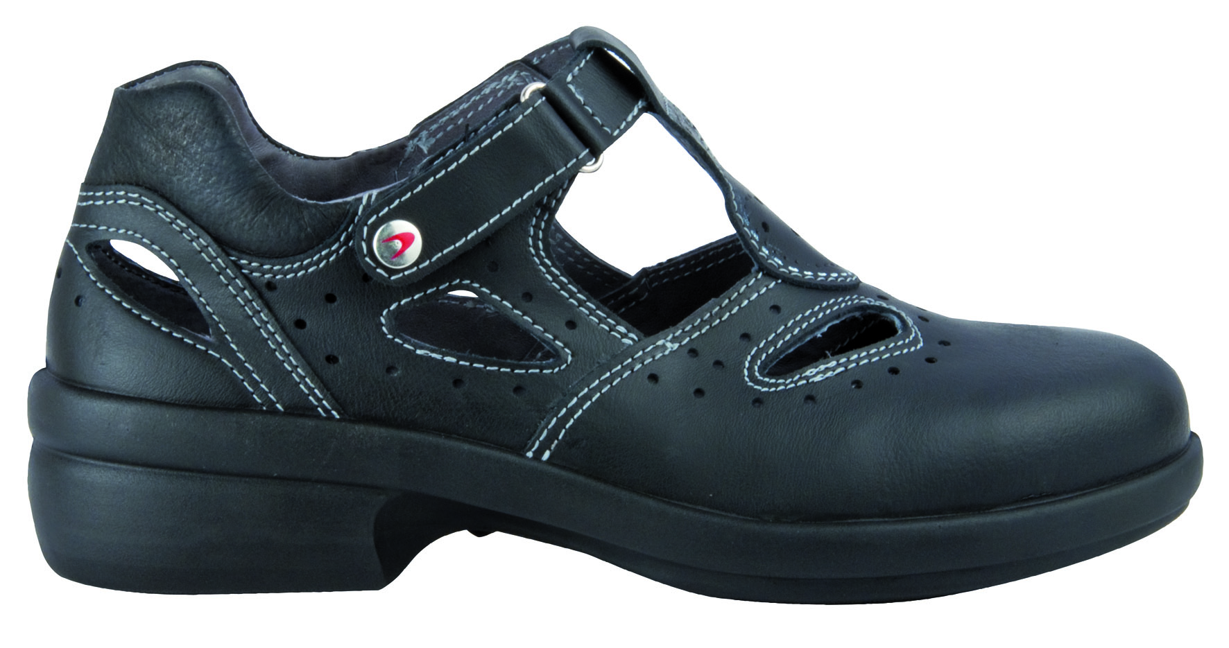 COFRA-Footwear, EDWIGE, S1, SRC-Arbeits-Berufs-Sicherheits-Sandalen, schwarz