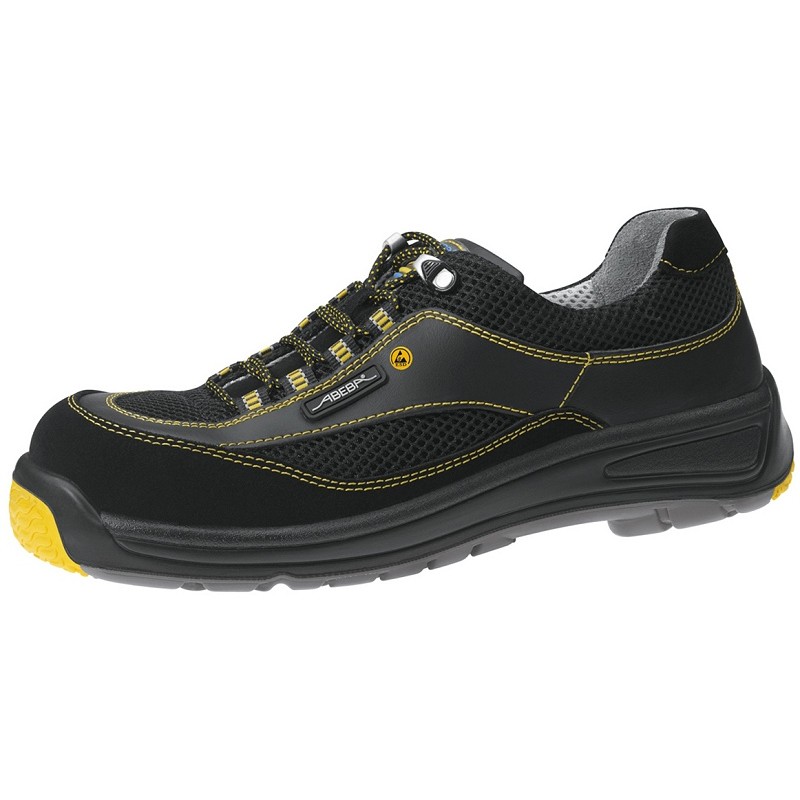 ABEBA-Footwear, S1-Damen- u. Herren-Sicherheits-Arbeits-Berufs-Schuhe, Halbschuhe, schwarz