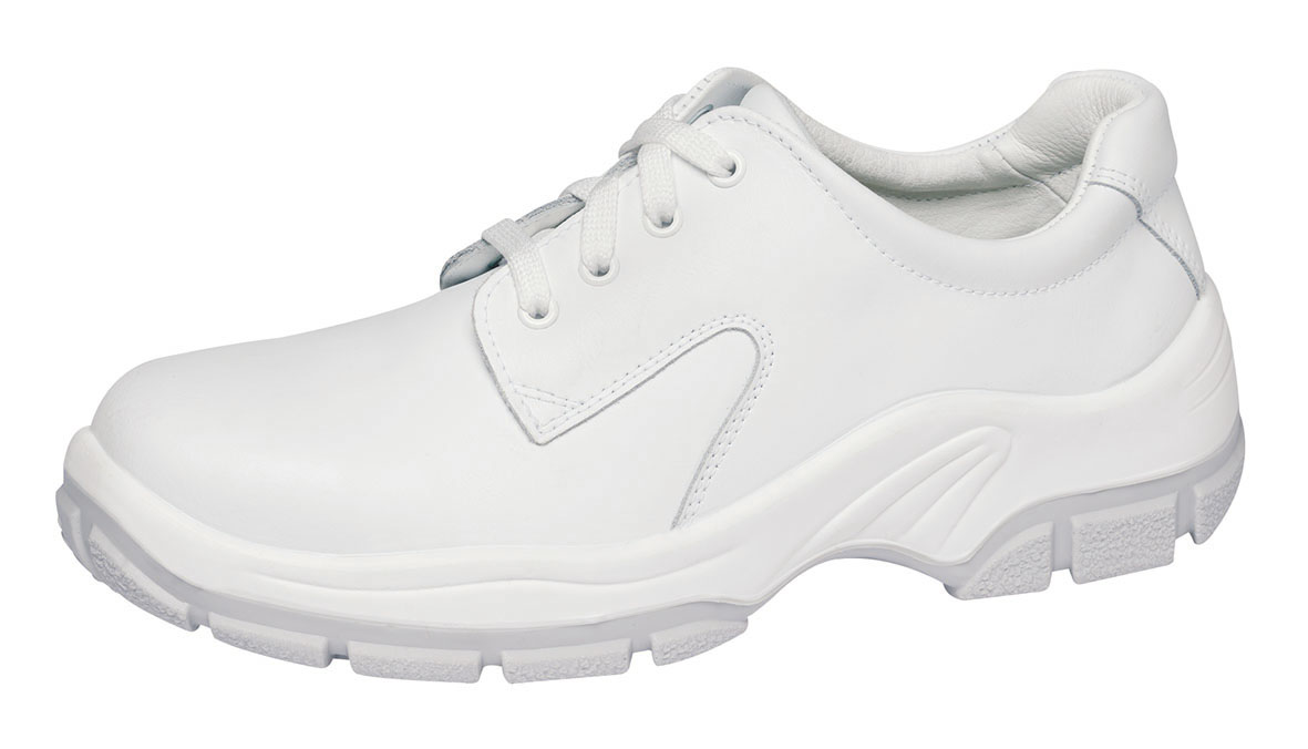 Gr.48 ABEBA-Footwear, S2-Damen- u. Herren-Sicherheits-Arbeits-Berufs-Schuhe, Halbschuhe, weiß