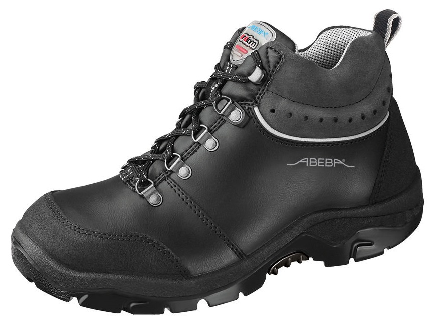 ABEBA-Footwear, S3-Damen- u. Herren-Sicherheits-Arbeits-Berufs-Schuhe, Schnürstiefel, schwarz