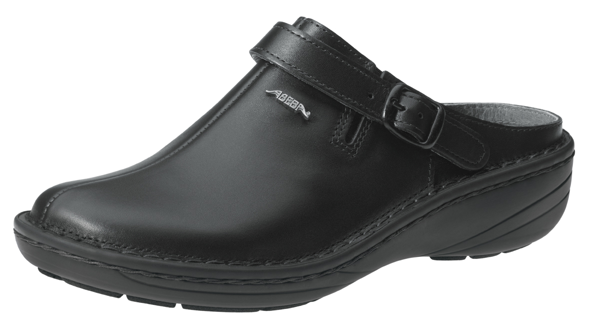 ABEBA-Footwear, OB-Damen-Arbeits-Berufs-Clogs, schwarz
