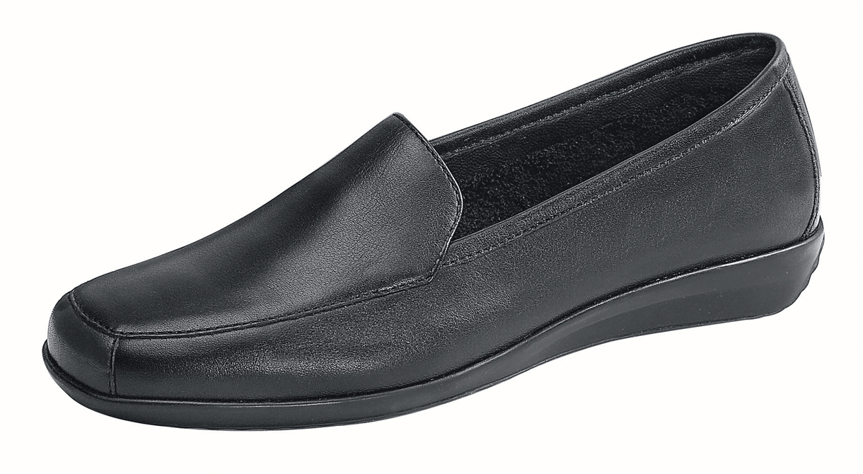 ABEBA-Footwear, Damenslipper, schwarz