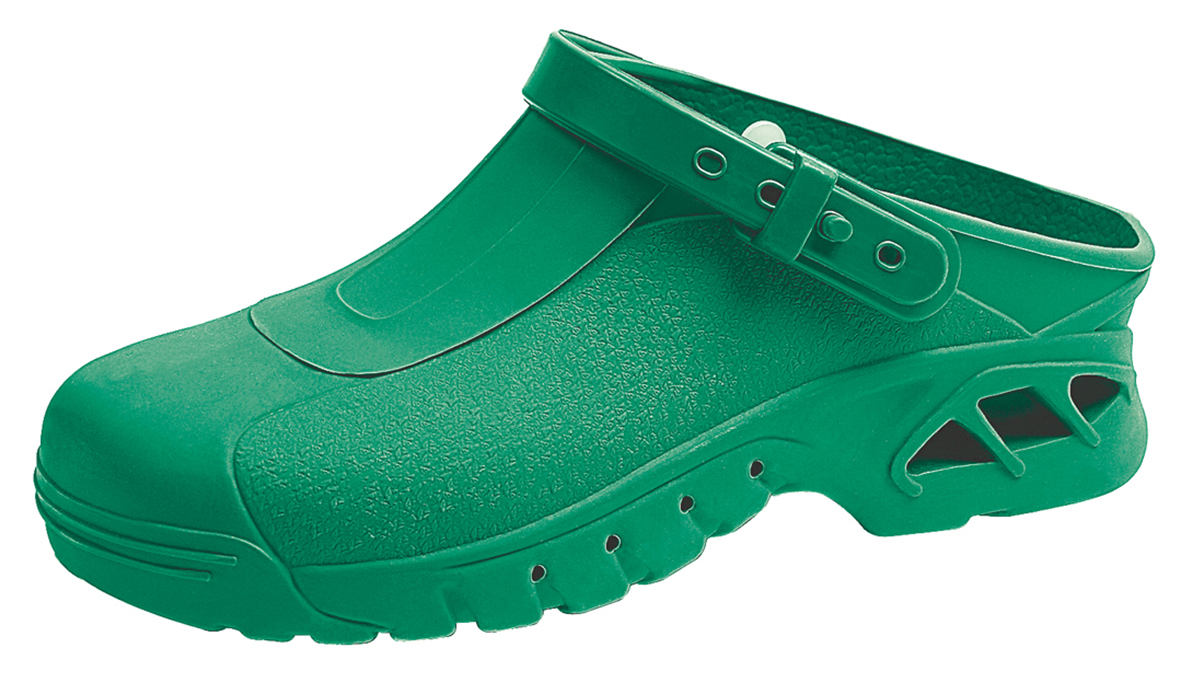 ABEBA-Footwear, Damen- u. Herrenclogs, grün