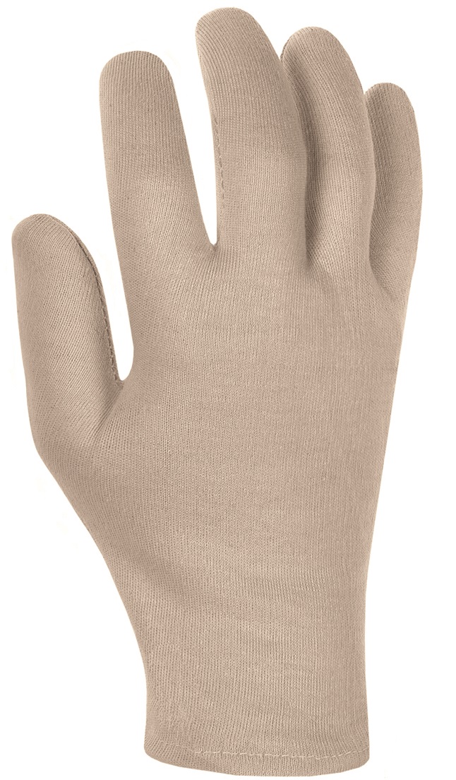 BIG-TEXXOR-Baumwoll-Trikot-Arbeits-Handschuhe, rohweiß