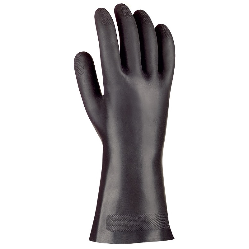 BIG-TEXXOR-Chemikalienschutz-Arbeits-Handschuhe, Neoprene, schwarz