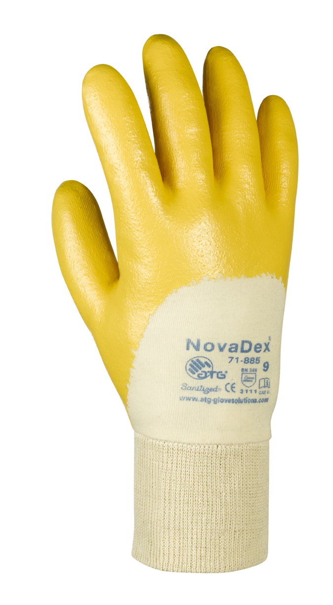 TEXXOR Nitrilhandschuhe Arbeitshandschuhe Strickhandschuhe Baumwollhandschuhe bund NOVADEX Handrücken frei