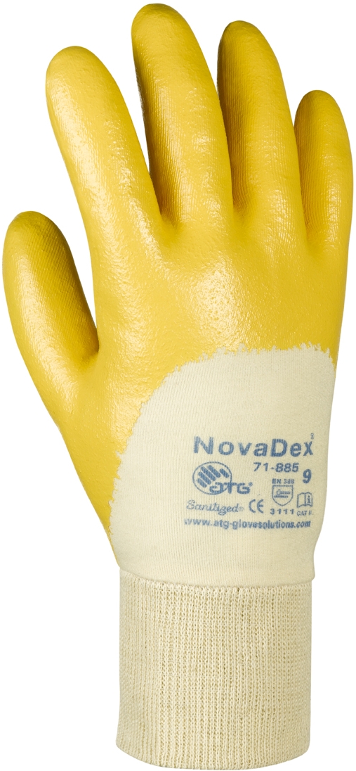 TEXXOR Nitrilhandschuhe Arbeitshandschuhe Strickhandschuhe Baumwollhandschuhe bund NOVADEX Handrücken frei