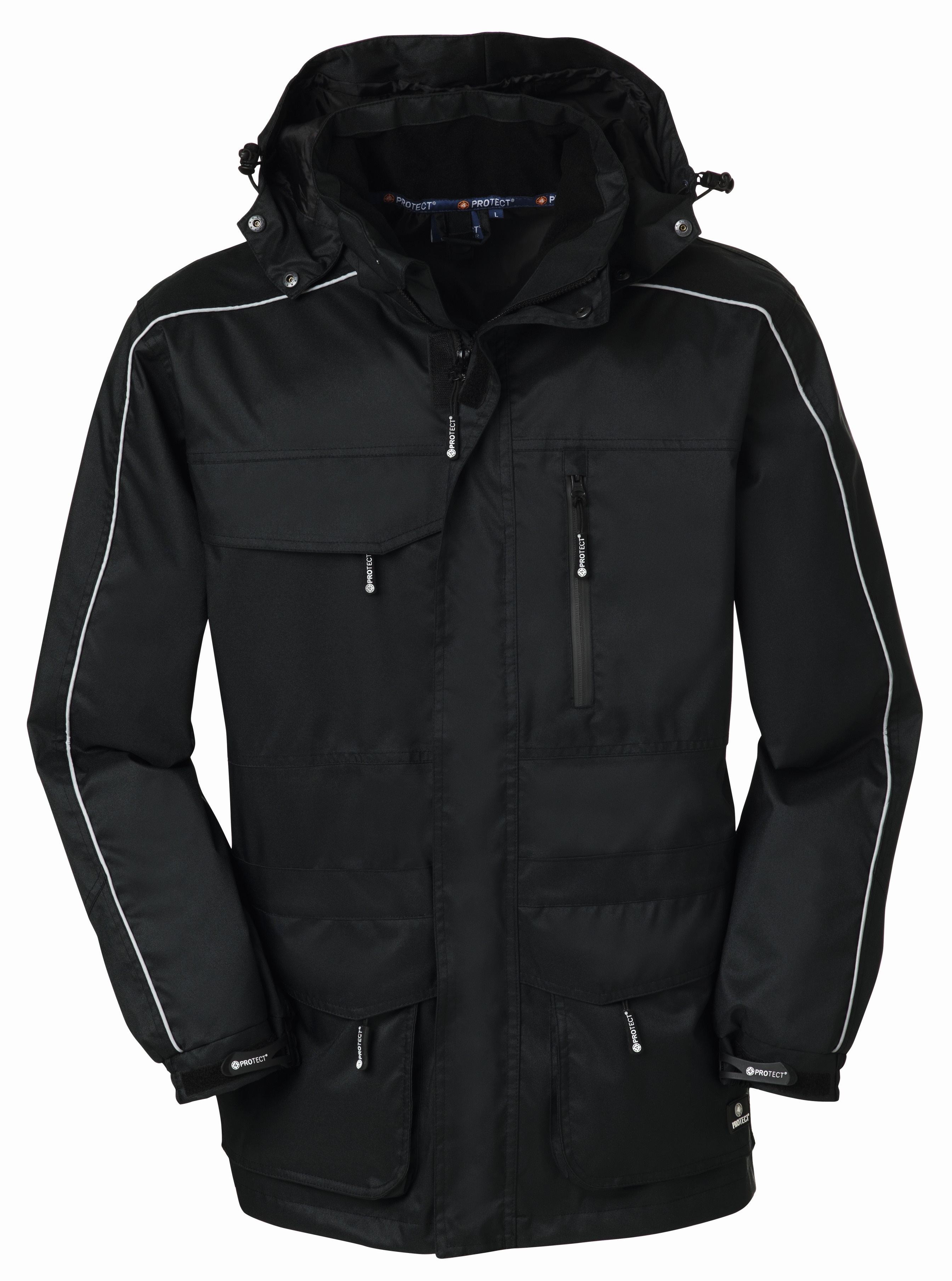 BIG-4-Protect-Wetterschutz-Jacke, Denver, schwarz/schwarz