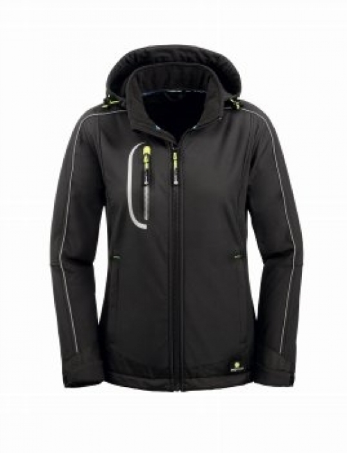 BIG-4-Protect-Kälteschutz, Damen Softshelljacke, MARYLAND, 270 g/m², schwarz