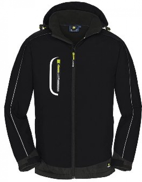 BIG-4-Protect-Kälteschutz, Softshelljacke, MONTANA, 270 g/m², schwarz