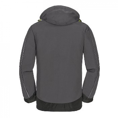 BIG-4-Protect-Kälteschutz, Softshell-Arbeits-Berufs-Jacke, Montana, grau/schwarz