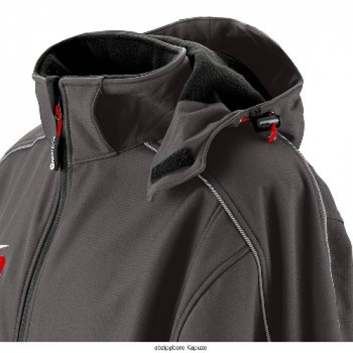 BIG-4-Protect-Kälteschutz, Softshell-Arbeits-Berufs-Jacke, Montana, grau/schwarz