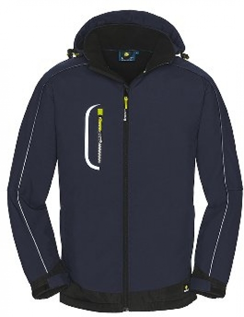 BIG-4-Protect-Kälteschutz, Softshell-Arbeits-Berufs-Jacke, Montana, navy/schwarz