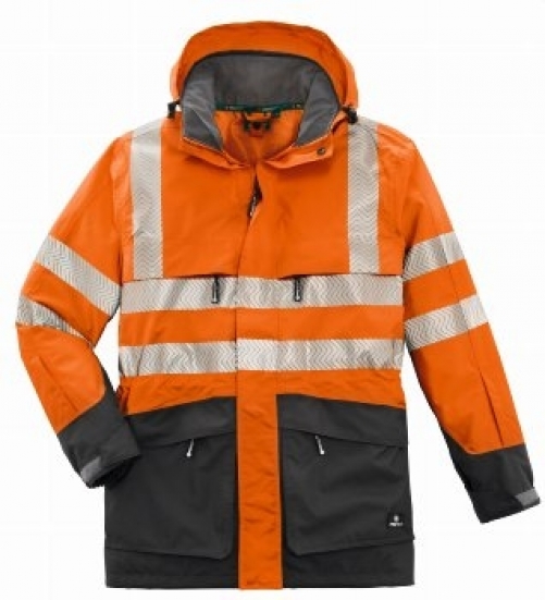 BIG-4-Protect-Warnschutz, Warn-Wetterschutz-Jacke, Tampa, leuchtorange