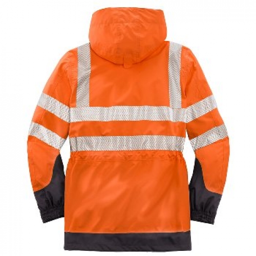 BIG-4-Protect-Warnschutz, Warn-Wetterschutz-Jacke, Tampa, leuchtorange