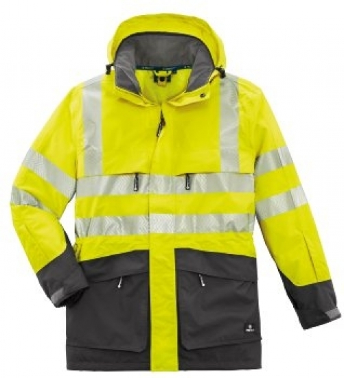 BIG-4-Protect-Warnschutz, Warn-Wetterschutz-Jacke, Tampa, leuchtgelb