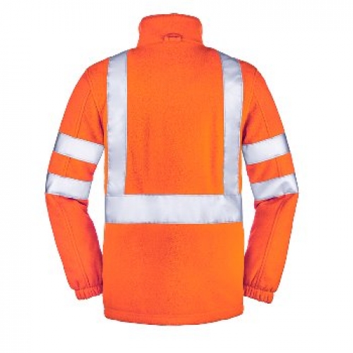 BIG-4-Protect-Warnschutz, Warn-Fleece-Jacke, Seattle, leuchtorange