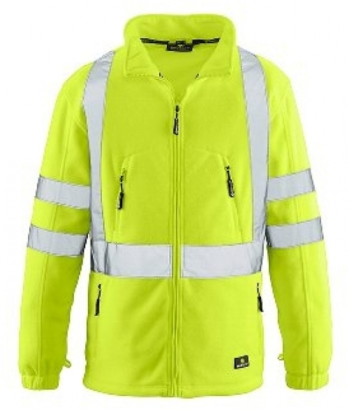 BIG-4-Protect-Warnschutz, Warn-Fleece-Jacke, Seattle, leuchtgelb