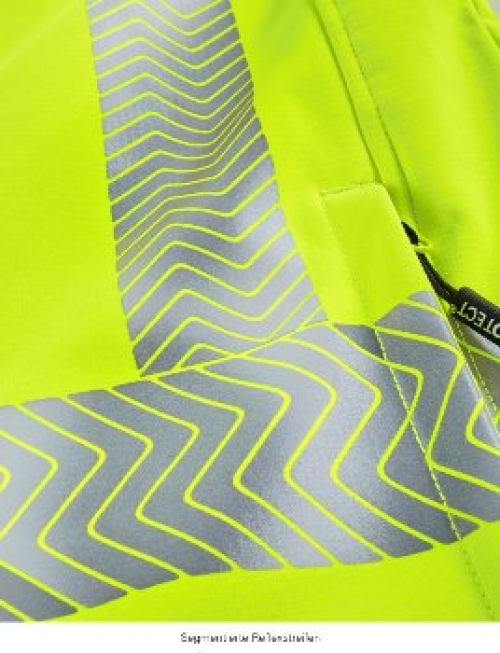 BIG-4-Protect-Warnschutz, Warn-Softshell-Jacke, Tyler, leuchtgelb