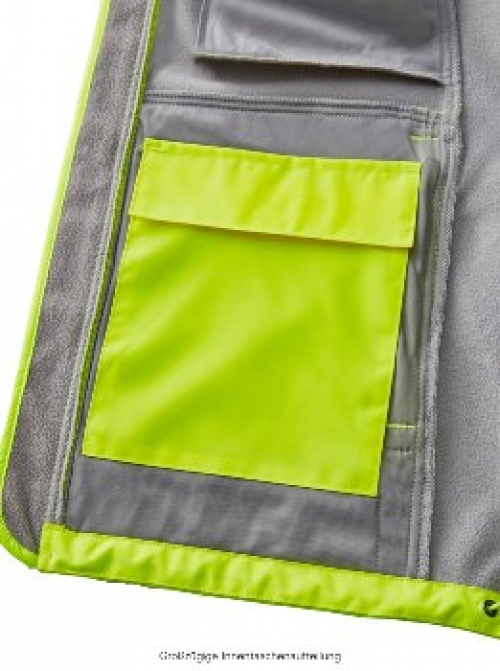 BIG-4-Protect-Warnschutz, Warn-Softshell-Jacke, Tyler, leuchtgelb