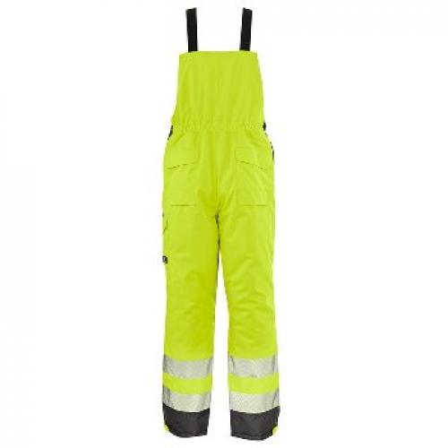 BIG-4-Protect-Warnschutz, Warn-Wetterschutz-Latzhose, Chicago, leuchtorange/navy