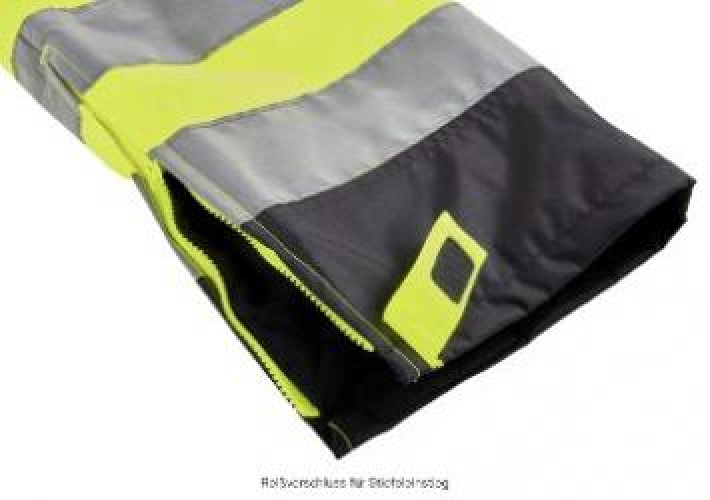 BIG-4-Protect-Warnschutz, Warn-Wetterschutz-Latzhose, Atlanta, leuchtgelb/grau