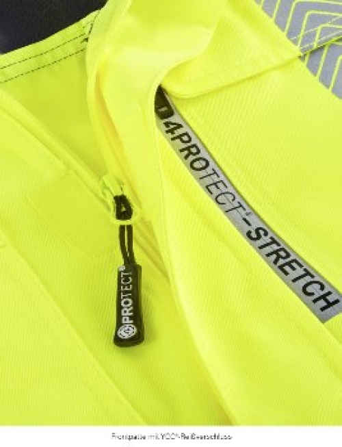 BIG-4-Protect-Warnschutz, Warn-Bundjacke, Kentucky, leuchtgelb/grau