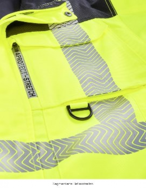 BIG-4-Protect-Warnschutz, Warn-Bundjacke, Kentucky, leuchtgelb/grau